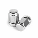 Гайка 20207 ATVL N008 конус 12x1,5 35mm серебро HEX 19