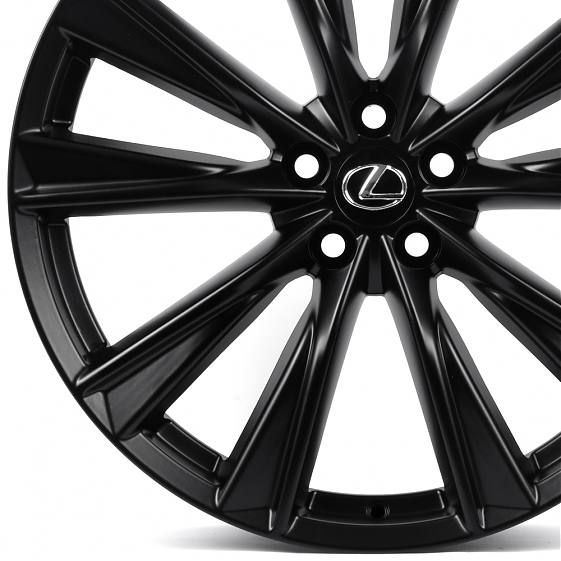 Литые диски 82170 Lexus IVF-3202-FG624 21 J8 ET30 5x114.3 60.1 чёрный матовый: Фото 2