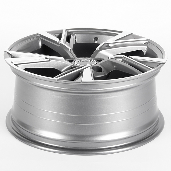 Литые диски 81513 5057X-SL051 18 J8 ET35 5x112 66.5 графит матовый + полированные спицы: Фото 7