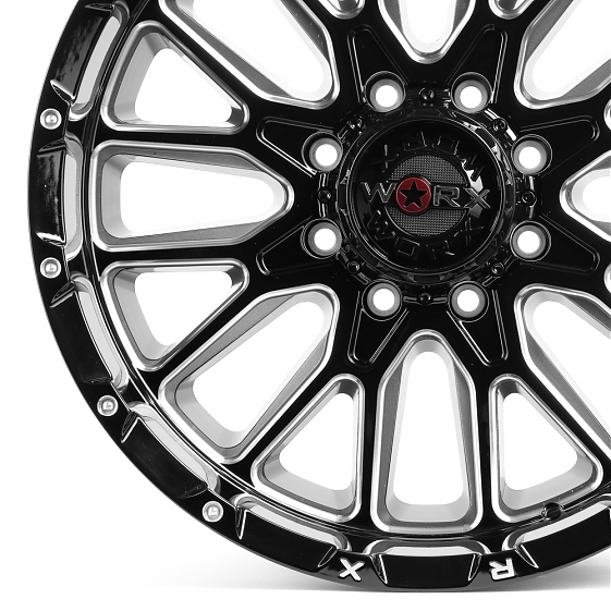 Литые диски 80214 WORX CT379-WORX818 20 J9 ET18 8x165.1 125,2 чёрный: Фото 5