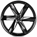 Кованые диски H241210W SKILL SL318-CS444 22 J10 ET-10 6x139.7 77.8 чёрный матовый + полированные спи