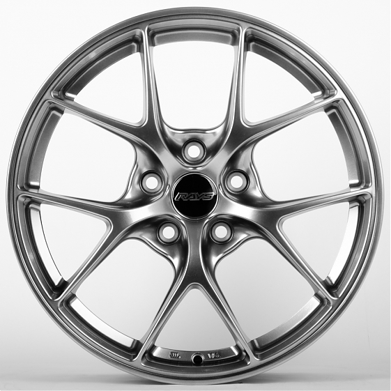 Литые диски 80390 Rays ZT707-CS233 17 J7.5 ET35 5x100 73.1 серебро тёмное: Фото 1