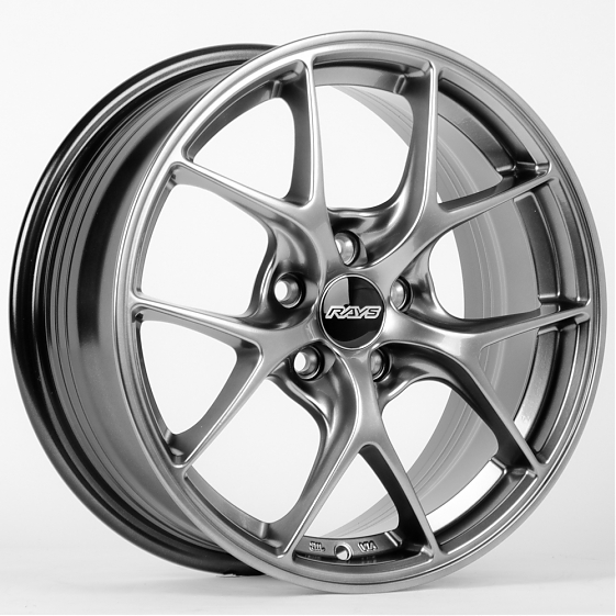 Литые диски 80388 Rays ZT602-CS223 16 J7 ET35 5x100 73.1 серебро тёмное: Фото 4