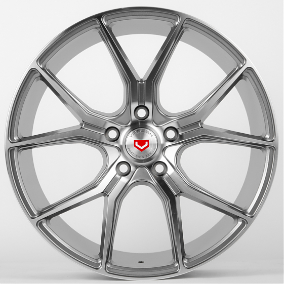 Литые диски 80367 Vossen 59783-SB393 18 J8 ET35 5x114.3 73.1 графит + полированные спицы: Фото 1