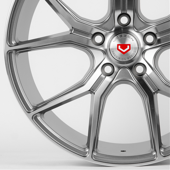 Литые диски 80367 Vossen 59783-SB393 18 J8 ET35 5x114.3 73.1 графит + полированные спицы: Фото 2