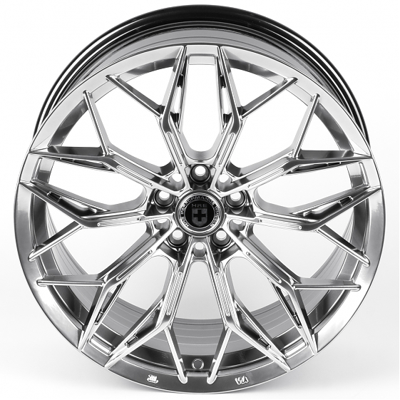 Литые диски 82433 HRE XF209 19 J8.5 ET35 5x112 66.56 серебро тёмное: Фото 3