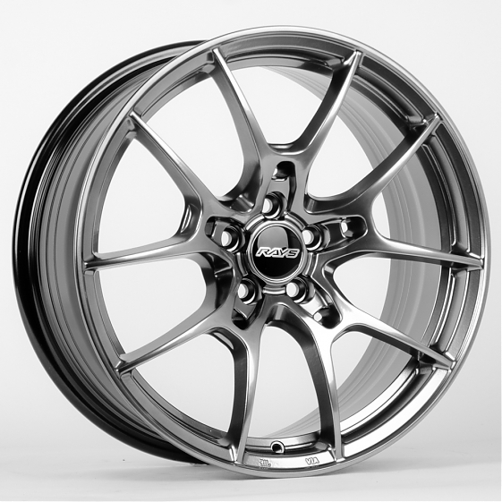 Литые диски 80377 Rays WC001-SK154 17 J7.5 ET35 5x100 73.1 серебро тёмное: Фото 4