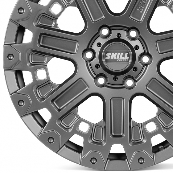 Кованые диски 230607E SKILL SV152-SL076 20 J9 ET45 6x139.7 95.1 графит: Фото 2
