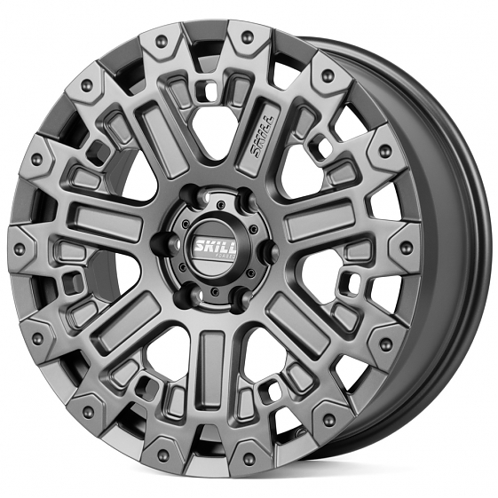 Кованые диски 230607E SKILL SV152-SL076 20 J9 ET45 6x139.7 95.1 графит: Фото 5