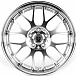 Литые диски 82637 HRE 8357 18 J8.5 ET40 5x114.3 73.1 серебро + полированный обод