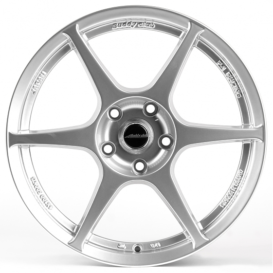 Литые диски 81016 Buddy Club SL043-23522-3 17 J8 ET40 5x114.3 73.1 серебро: Фото 1