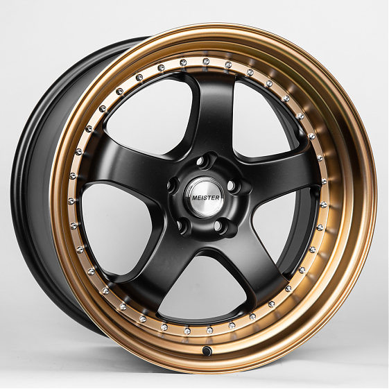 Литые диски 80288 Work JS1091-DS206 19 J9.5 ET22 5x114.3 73.1 чёрный + бронзовый обод: Фото 5