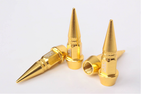 Комплект ниппелей 50010 колпачки 45mm золото: Фото 3