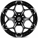 Кованые диски H250109B SKILL SV310-SK334 20 J9.5 ET20 6x135 87.1 чёрный матовый + полировка