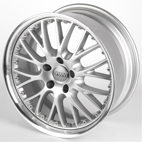 Литые диски 81520 Audi 1444L-SL077 20 J9.5 ET48 5x130 71.6 серебро + полированный обод: Фото 5