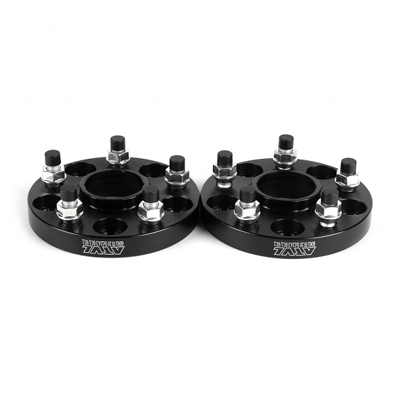 Проставка 41093 ATVL 5x114.3 60,1/60,1 12x1,5 20mm чёрный: Фото 3