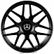 Кованые диски H241023B SKILL SL815-CT400 22 J10 ET36 5x130 84.1 чёрный матовый + полированный обод