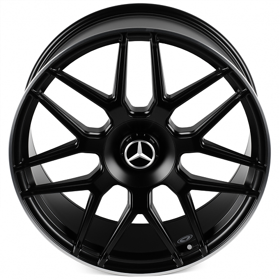 Кованые диски H241023B SKILL SL815-CT400 22 J10 ET36 5x130 84.1 чёрный матовый + полированный обод: Фото 3