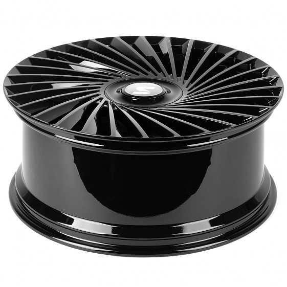 Кованые диски H260126Y SKILL SL815-SB563 24 J10 ET35 5x108 63.4 чёрный глянцевый: Фото 6