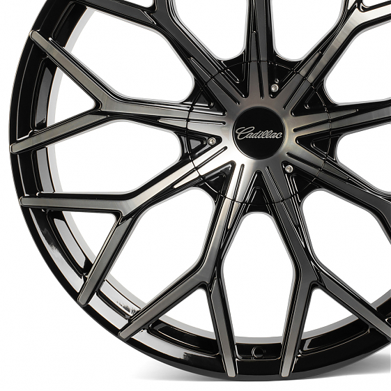 Кованые диски 230208E SV317-SV306 22 J9 ET28 6x139.7 78.1 чёрный + полированный обод: Фото 5