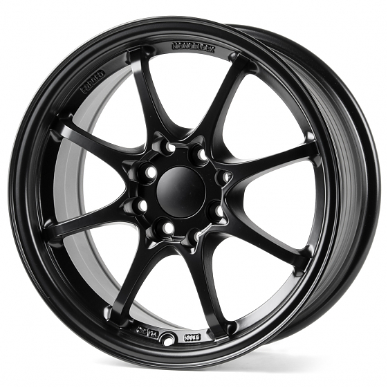 Литые диски 80967 Rays 8306X-CT326 15 J7 ET32 4x100/4x114.3 73.1 чёрный матовый: Фото 4