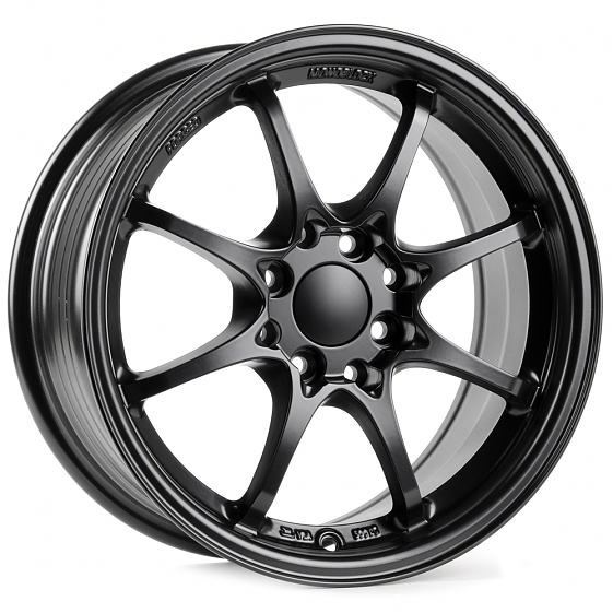 Литые диски 80967 Rays 8306X-CT326 15 J7 ET32 4x100/4x114.3 73.1 чёрный матовый: Фото 6