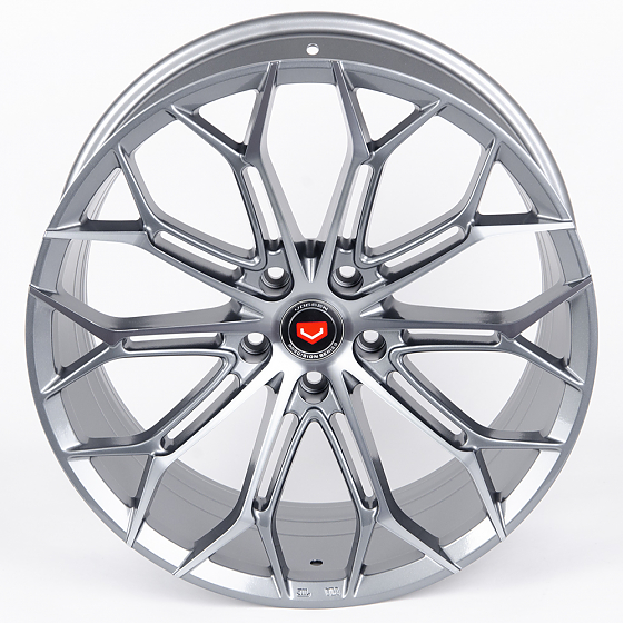 Литые диски 80825 Vossen BY02-SK176 19 J8.5 ET35 5x114.3 73.1 графит + полированные спицы под серым : Фото 2