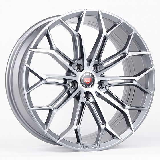 Литые диски 80825 Vossen BY02-SK176 19 J8.5 ET35 5x114.3 73.1 графит + полированные спицы под серым : Фото 3
