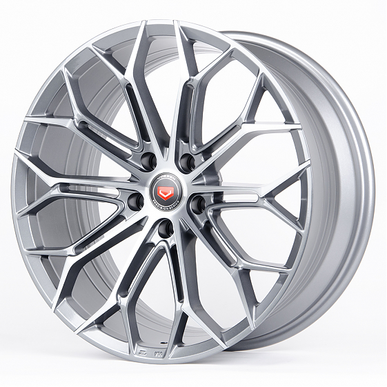 Литые диски 80825 Vossen BY02-SK176 19 J8.5 ET35 5x114.3 73.1 графит + полированные спицы под серым : Фото 4