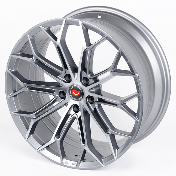 Литые диски 80825 Vossen BY02-SK176 19 J8.5 ET35 5x114.3 73.1 графит + полированные спицы под серым : Фото 5