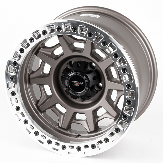 Литые диски 80904 TCW 2628-DS185 17 J9 ET-32 5x127 71.6 бронза матовая + полированный обод: Фото 5
