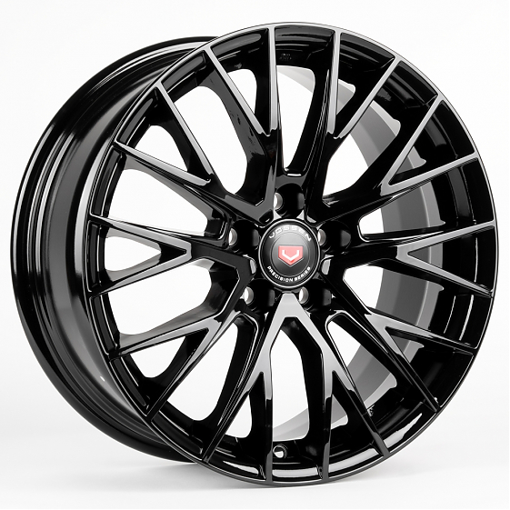 Литые диски 81211 Vossen 2102-CT351 18 J8 ET33 5x114.3 73.1 чёрный глянцевый: Фото 4