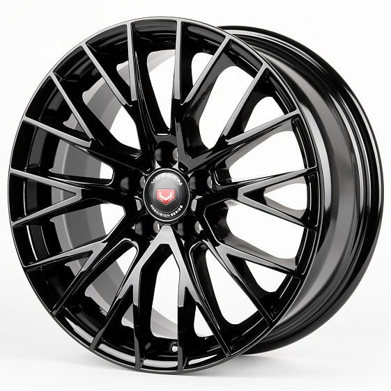 Литые диски 81211 Vossen 2102-CT351 18 J8 ET33 5x114.3 73.1 чёрный глянцевый: Фото 5