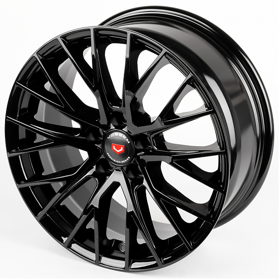Литые диски 81211 Vossen 2102-CT351 18 J8 ET33 5x114.3 73.1 чёрный глянцевый: Фото 6