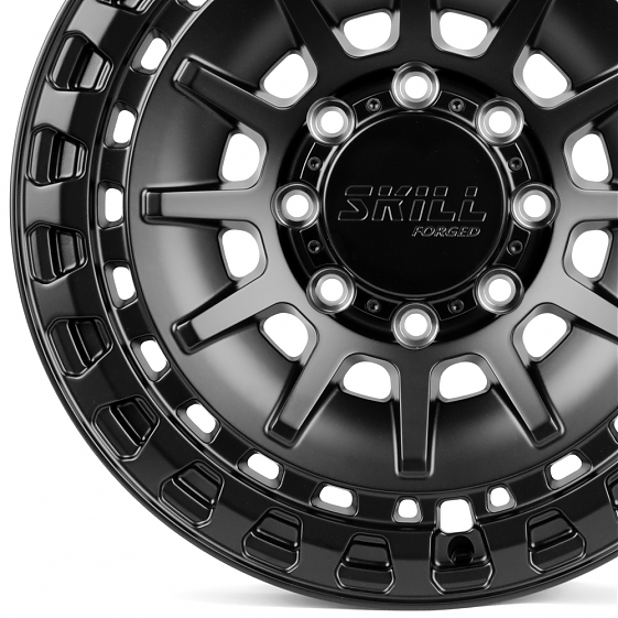 Кованые диски H240302B SKILL SV465-SK188 20 J9 ET28 8x165.1 121.3 чёрный матовый: Фото 2