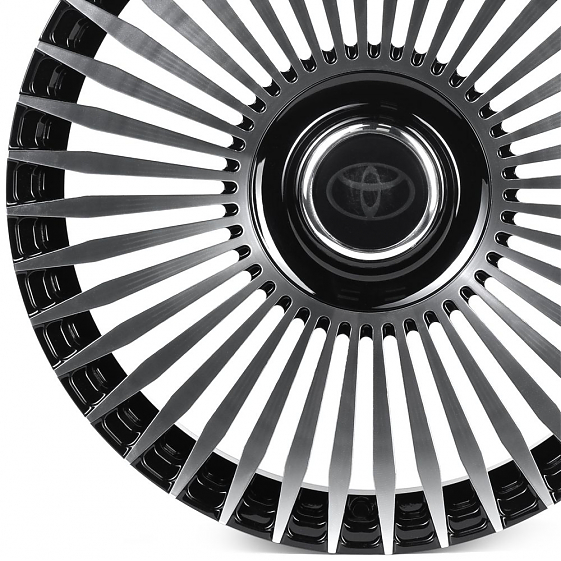 Кованые диски 0923-150 PTRACING DS070-CS411 20 J8.5 ET35 5x150 110 чёрный + полированные спицы: Фото 2