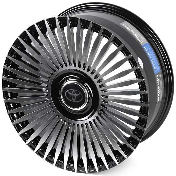 Кованые диски 0923-150 PTRACING DS070-CS411 20 J8.5 ET35 5x150 110 чёрный + полированные спицы: Фото 5