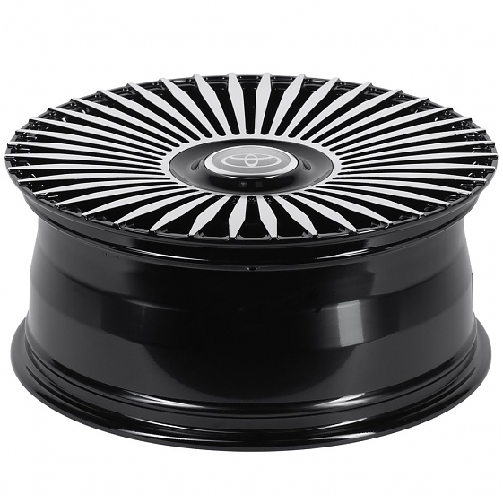Кованые диски 0923-150 PTRACING DS070-CS411 20 J8.5 ET35 5x150 110 чёрный + полированные спицы: Фото 7