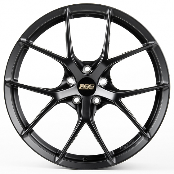 Литые диски 81182 BBS ZXDF0-DS204 19 J8.5 ET35 5x112 66.6 чёрный матовый: Фото 1