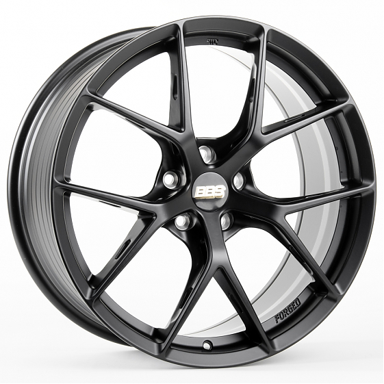 Литые диски 81182 BBS ZXDF0-DS204 19 J8.5 ET35 5x112 66.6 чёрный матовый: Фото 4