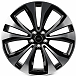 Кованые диски 0923-130 PTRACING FG837X-SK364 22 J9.5 ET45 5x120 72.56 чёрный + полированные спицы