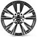 Литые диски 82364 Audi IVF993 17 J7.5 ET35 5x112 66.45 графит + полированные спицы