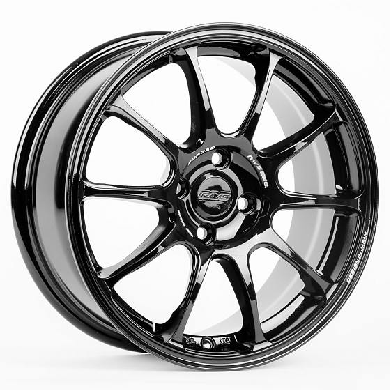 Литые диски 81303 Rays 1136D-DS172 16 J7 ET40 4x100 73.1 чёрный: Фото 5