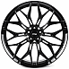 Кованые диски H260126G SKILL SL168-SV483 22 J10 ET21 5x112 66.5 чёрный глянцевый