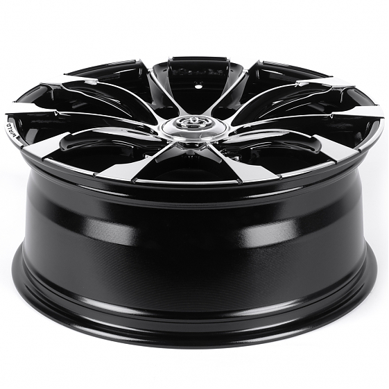 Литые диски 82033 Toyota IVF-3249-CT523 20 J8.5 ET50 5x150 110.1 чёрный + полированные спицы: Фото 7
