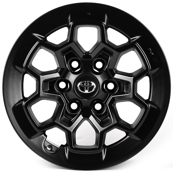 Литые диски 81979 Toyota IVF-3210-FG566 17 J8 ET25 6x139.7 106.1 чёрный матовый: Фото 1