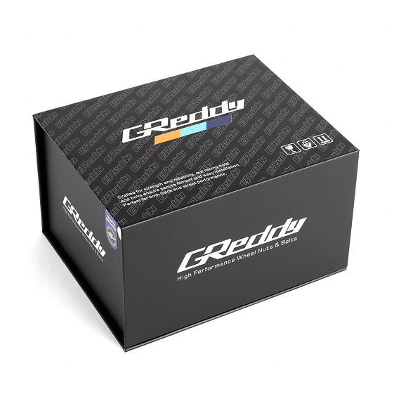Комплект гаек 20234 Greddy M17L PRO конус 14X1,5 54mm серебро тёмное HEX 19: Фото 6