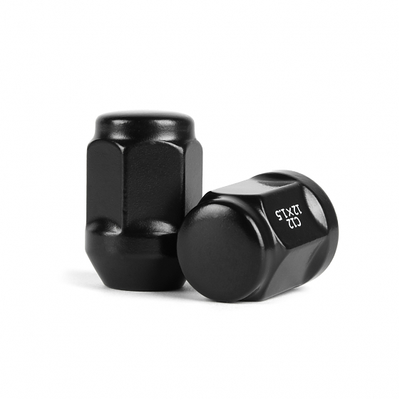 Гайка 20214 ATVL N010 конус 12x1,5 35mm чёрный матовый HEX 21: Фото 2