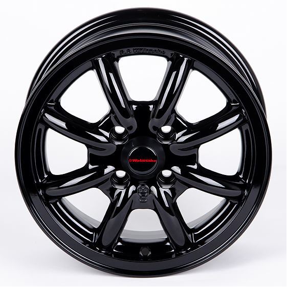 Литые диски 80753 Watanabe 2629-CS202 14 J5.5 ET40 4x100 60.1 чёрный глянцевый: Фото 3