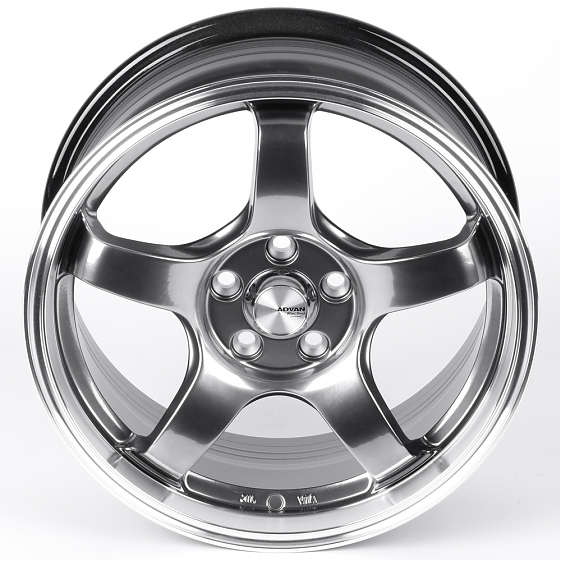 Литые диски 82478 Advan 166203 16 J7 ET35 5x100 73.1 серебро тёмное + полированный обод: Фото 3